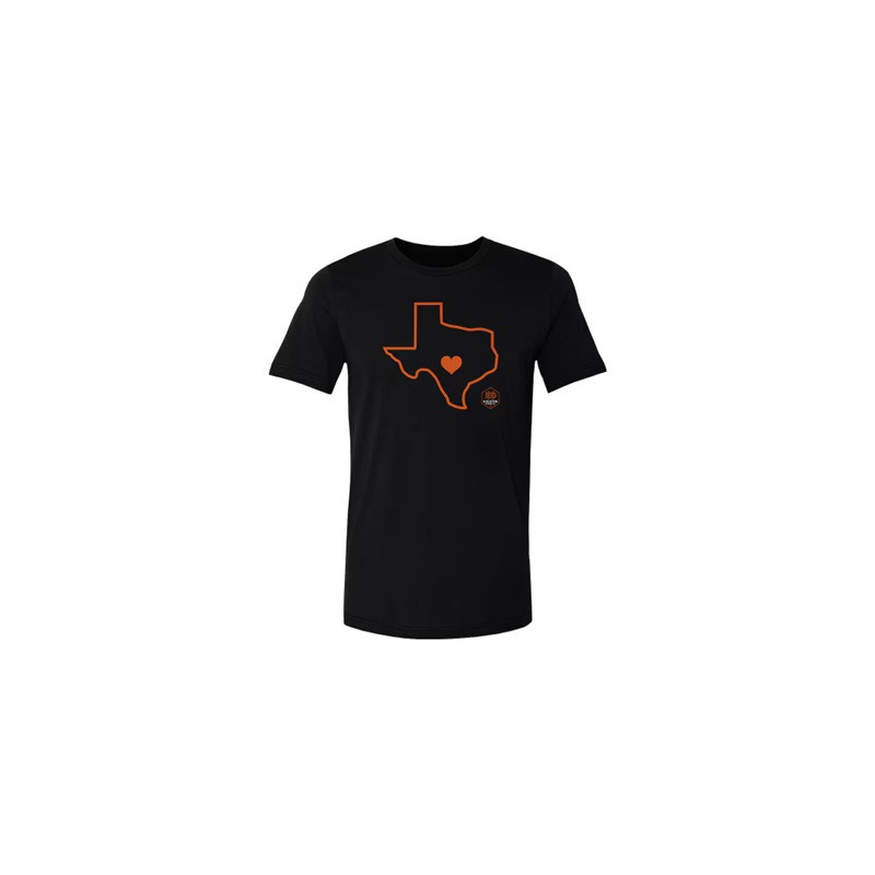 HOD M Texas Heart Tee BLK