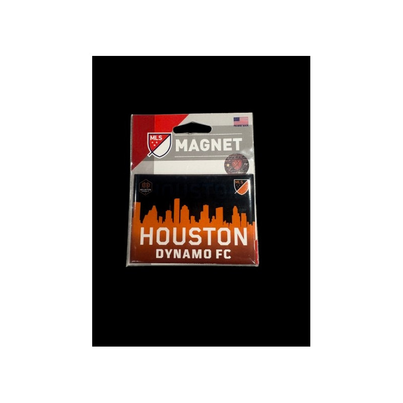 Houston Dynamo 2.5x3.5 Skyline Magnet