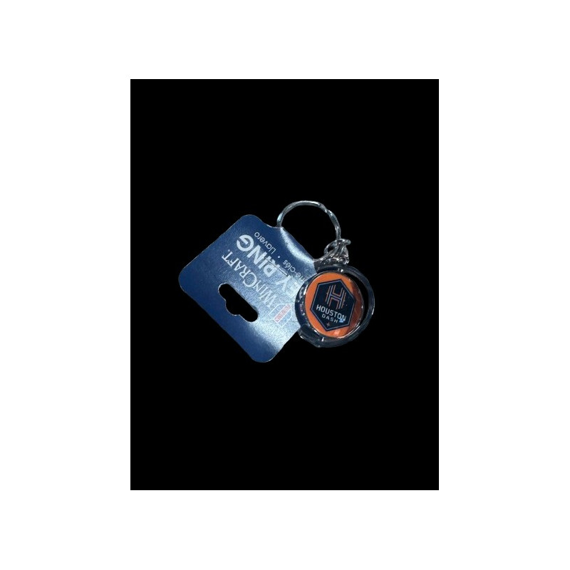 Houston Dash Spinner Key Ring