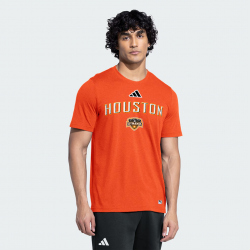 Houston Dynamo Archive Kit Hook Tee Orange